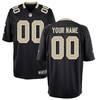 New Orleans Saints Custom Game Jersey Black Custom Jerseys Nfl - Robokeg