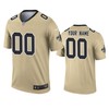 New Orleans Saints Custom Gold Inverted Legend Jersey - Robokeg