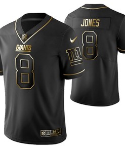New Orleans Saints Daniel Jones 8 2021 Nfl Golden Brandedition Black Jersey Gift For Saints Fans - Robokeg