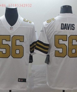New Orleans Saints Demario Davis #56 Nfl 2020 White Jersey Jersey - Robokeg