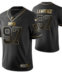 New Orleans Saints Dexter Lawrence 97 2021 Nfl Golden Brandedition Black Jersey Gift For Saints Fans - Robokeg
