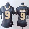 New Orleans Saints Drew Brees #9 Nfl 2020 Dark Brown Womens Jersey - Robokeg