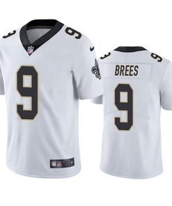 New Orleans Saints Drew Brees White Vapor Limited Jersey - Robokeg