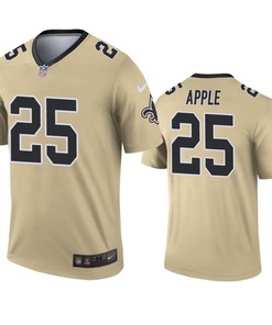 New Orleans Saints Eli Apple Gold Inverted Legend Jersey - Robokeg