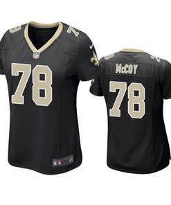 New Orleans Saints Erik Mccoy 2019 Nfl Draft Black Game Womens Jersey - Robokeg