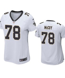 New Orleans Saints Erik Mccoy 2019 Nfl Draft White Game Womens Jersey - Robokeg