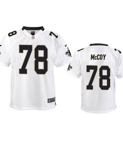 New Orleans Saints Erik Mccoy 2019 Nfl Draft White Game Youth Jersey - Robokeg