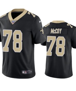 New Orleans Saints Erik Mccoy Black 100th Season Vapor Limited Jersey - Robokeg