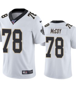 New Orleans Saints Erik Mccoy White 100th Season Vapor Limited Jersey - Robokeg