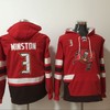 New Orleans Saints Jameis Winston #3 Nfl 2020 Red Hoodie Jersey - Robokeg