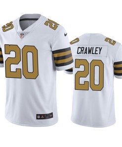 New Orleans Saints Ken Crawley White Nike Color Rush Limited Jersey - Robokeg