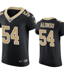 New Orleans Saints Kiko Alonso Black 100th Season Vapor Elite Jersey - Robokeg