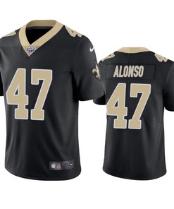 New Orleans Saints Kiko Alonso Black 100th Season Vapor Limited Jersey - Robokeg