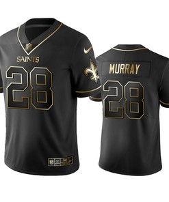 New Orleans Saints Latavius Murray Black 2019 Vapor Limited Golden Edition Jersey - Robokeg
