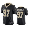 New Orleans Saints Mario Edwards Jr Black 100th Season Vapor Limited Jersey - Robokeg