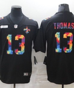 New Orleans Saints Michael Thomas #13 Nfl 2020 Black Jersey - Robokeg
