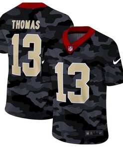 New Orleans Saints Michael Thomas #13 Nfl 2020 Camo Black Jersey - Robokeg