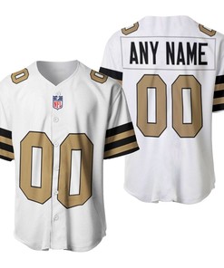New Orleans Saints Nfl American Football Team Logo Color Rush Custom 3d Designed Allover Custom Gift For Saints Fans Baseball Jersey - Robokeg