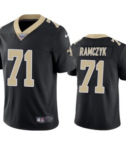 New Orleans Saints Ryan Ramczyk Black 100th Season Vapor Limited Jersey - Robokeg