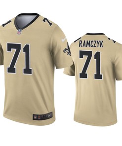 New Orleans Saints Ryan Ramczyk Gold Inverted Legend Jersey - Robokeg