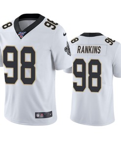New Orleans Saints Sheldon Rankins White 100th Season Vapor Limited Jersey - Robokeg