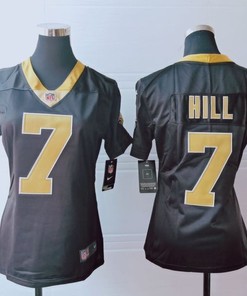 New Orleans Saints Taysom Hill #7 Nfl 2020 Dark Brown Jersey - Robokeg