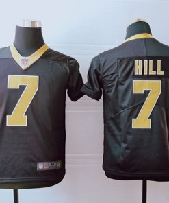 New Orleans Saints Taysom Hill #7 Nfl 2020 Dark Brown Jersey - Robokeg