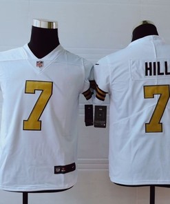 New Orleans Saints Taysom Hill #7 Nfl 2020 White Jersey - Robokeg