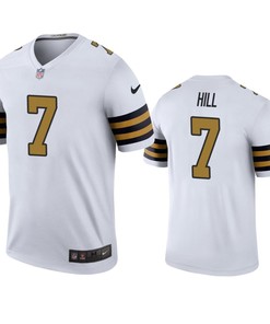 New Orleans Saints Taysom Hill White Color Rush Legend Jersey - Robokeg