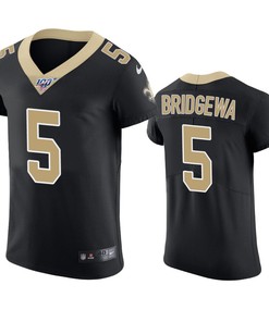 New Orleans Saints Teddy Bridgewater Black 100th Season Vapor Elite Jersey - Robokeg