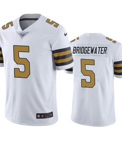 New Orleans Saints Teddy Bridgewater White 100th Season Color Rush Jersey - Robokeg