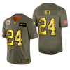 New Orleans Saints Vonn Bell 2019 Salute To Service Nfl 100 Mens Jersey Metallic - Robokeg