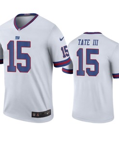 New York Giants #15 Golden Tate Iii White Color Rush Legend Jersey - Mens - Robokeg