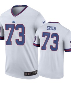 New York Giants #73 John Greco Nike Color Rush White Jersey - Robokeg