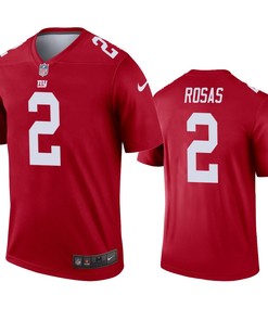 New York Giants Aldrick Rosas Red Inverted Legend Jersey - Robokeg
