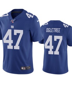 New York Giants Alec Ogletree Royal 100th Season Vapor Limited Jersey - Robokeg