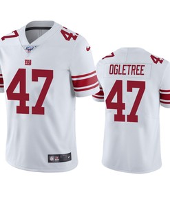 New York Giants Alec Ogletree White 100th Season Vapor Limited Jersey - Robokeg