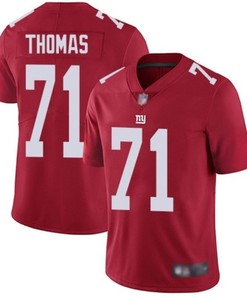 New York Giants Andrew Thomas #71 Nfl 2020 Red Jersey - Robokeg