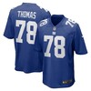New York Giants Andrew Thomas Royal 2020 Nfl Draft First Round Pick Game Jersey - Robokeg