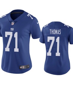 New York Giants Andrew Thomas Royal 2020 Nfl Draft Vapor Limited Jersey - Robokeg