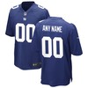 New York Giants Custom Game Jersey - Royal Custom Jerseys Nfl - Robokeg