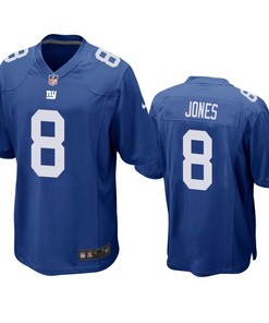 New York Giants Daniel Jones 2019 Nfl Draft Royal Game Jersey - Robokeg