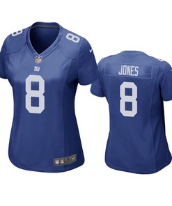 New York Giants Daniel Jones 2019 Nfl Draft Royal Game Womens Jersey - Robokeg