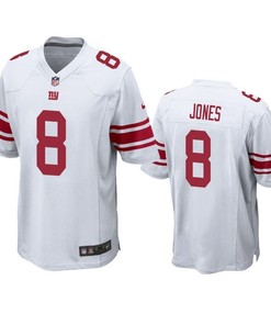 New York Giants Daniel Jones 2019 Nfl Draft White Game Jersey - Robokeg