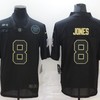 New York Giants Daniel Jones #8 Nfl 2020 Black Jersey - Robokeg