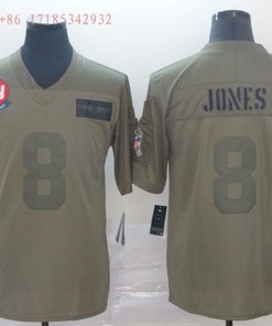 New York Giants Daniel Jones #8 Nfl 2020 Camo Jersey Jersey - Robokeg