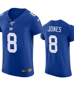 New York Giants Daniel Jones Royal 100th Season Vapor Elite Jersey - Robokeg