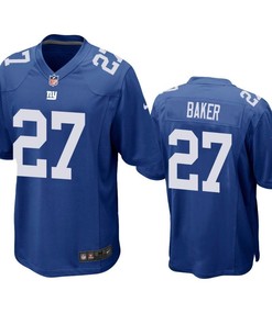 New York Giants Deandre Baker 2019 Nfl Draft Royal Game Jersey - Robokeg