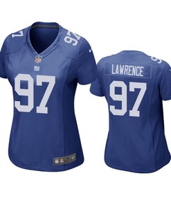 New York Giants Dexter Lawrence 2019 Nfl Draft Royal Game Womens Jersey - Robokeg