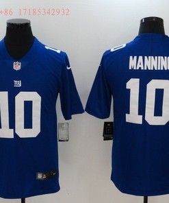 New York Giants Eli Manning #10 Nfl 2020 Cobalt Jersey Jersey - Robokeg